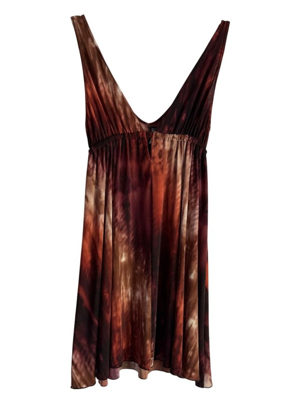 Donutz Inc Tie-Dye Sleeveless Dress Retro Y2K Fairy Grunge Empire Small Vintage